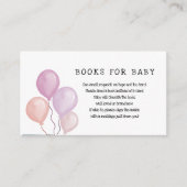 baby shower per post Verzend een Boeksluitkaart Informatiekaartje (Voorkant)