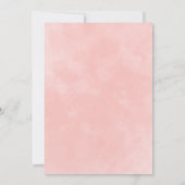 Baby shower per post voor meisje kaart (Achterkant)