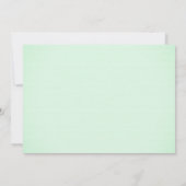 Baby shower per post Waterverf Floral Boy Fairy Kaart (Achterkant)