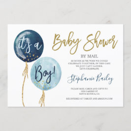 Baby shower per postbode kaart