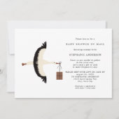 Baby shower per postzending opslaan en verpakken kaart (Voorkant)