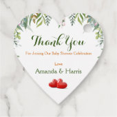 Baby shower Personaliseer Ontwerp Bedankjes Labels (Achterkant)