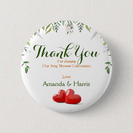 Baby shower Personaliseer Ontwerp Ronde Button 5,7 Cm