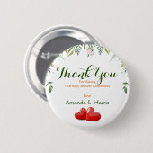 Baby shower Personaliseer Ontwerp Ronde Button 5,7 Cm (Voorkant /achterkant)