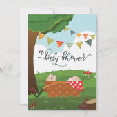 baby shower Picnic/BBQ/Woodland Kaart (Voorkant)