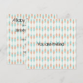 Baby shower Pijlen Kaart (Voorkant / Achterkant)