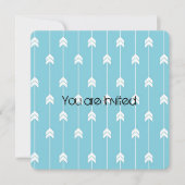 Baby shower Pijlen Kaart (Voorkant)