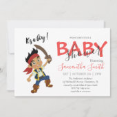 Baby shower piratenjongen Aankondiging (Voorkant)