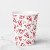 Baby Shower Pizza Party Italian Special Delivery Papieren Bekers (Achterkant)