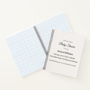 Baby Shower Planner Notitieboek Elegante Neutraa