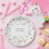 BABY SHOWER, PLANTAARDIGE, BOTANISCHE BABY SHOWER  PAPIEREN BORDJE (Feest)