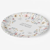 BABY SHOWER, PLANTAARDIGE, BOTANISCHE BABY SHOWER  PAPIEREN BORDJE (Gekanteld)