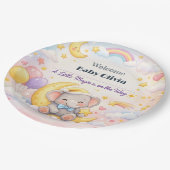 Baby Shower Plates | Magic Moon Theme Papieren Bordje (Gekanteld)