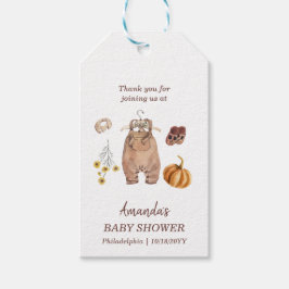 Baby shower pompoen minimalistische Baby Cadeaulabel