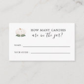 Baby shower pompoen raden hoeveel Snoepjes Informatiekaartje (Voorkant)