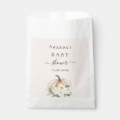 Baby shower pompoen roos gouden crème blush bedankzakje (Voorkant)