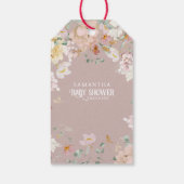 Baby shower pop bos cadeaulabel (Achterkant)