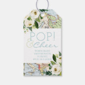 Baby shower Pop Cheer Mini Fles Favor Cadeaulabel (Voorkant)