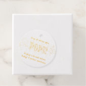 Baby shower Pop het Wanneer Ze Poppen Confetti Bedankjes Labels (Met doos)
