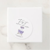 Baby shower - pop it! wanneer ze barst bedankjes labels (In situ)