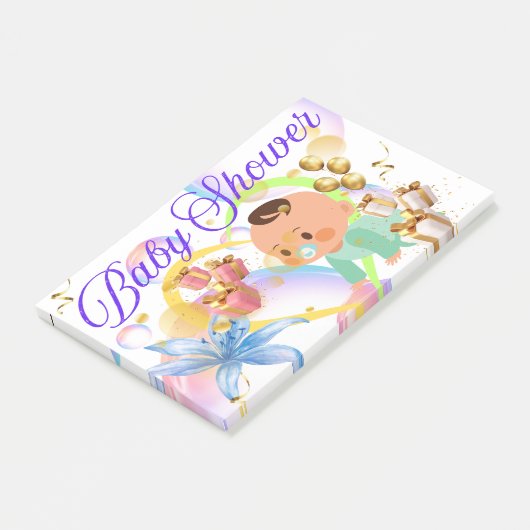 Baby Shower Post-it® Notes (Schuin)