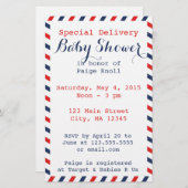 Baby shower Postal Service Stationery (Voorkant / Achterkant)