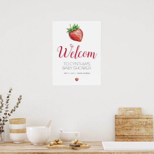 Baby shower Poster (Keuken)