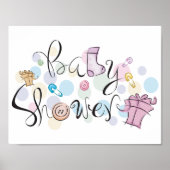 Baby shower Poster (Voorkant)