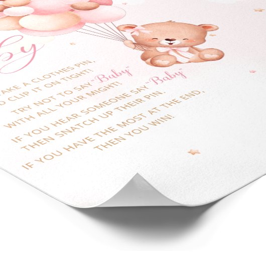 baby shower poster (Hoek)