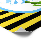 Baby shower Poster van Baby van suikerbieten (Hoek)