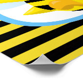 Baby shower Poster van Baby van suikerbieten (Hoek)