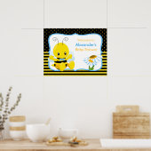 Baby shower Poster van Baby van suikerbieten (Keuken)