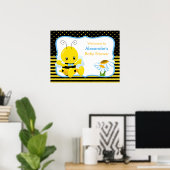 Baby shower Poster van Baby van suikerbieten (Thuiskantoor)