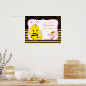 Baby shower Poster  van zoete Baby (Keuken)