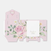 Baby shower Princess Carriage Bedankdoosjes (Uitgevouwen)