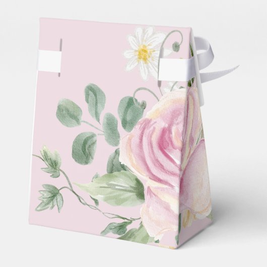 Baby shower Princess Carriage Bedankdoosjes (Achterkant)