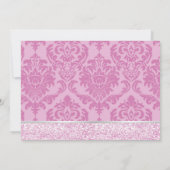 Baby shower Princess Invitation Kaart (Achterkant)