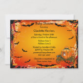 Baby shower Pumpkin Prince Halloween Boy Kaart (Achterkant)