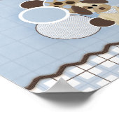 Baby shower Puppy Banner Poster (Hoek)