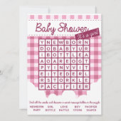 baby shower puzzel kaart (Voorkant)