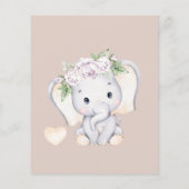 Baby shower raad de Baby Food Kaart (Achterkant)