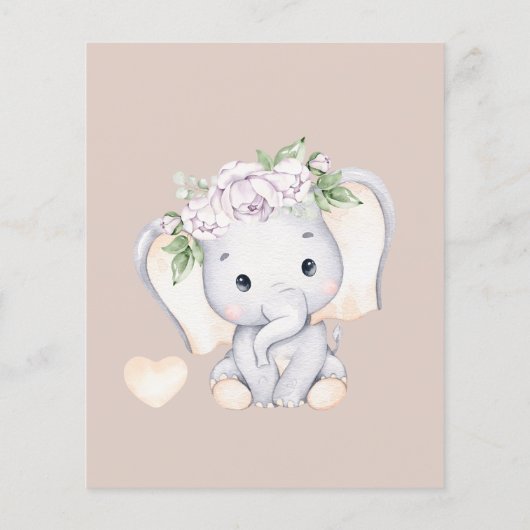 Baby shower raad de Baby Food Kaart (Achterkant)