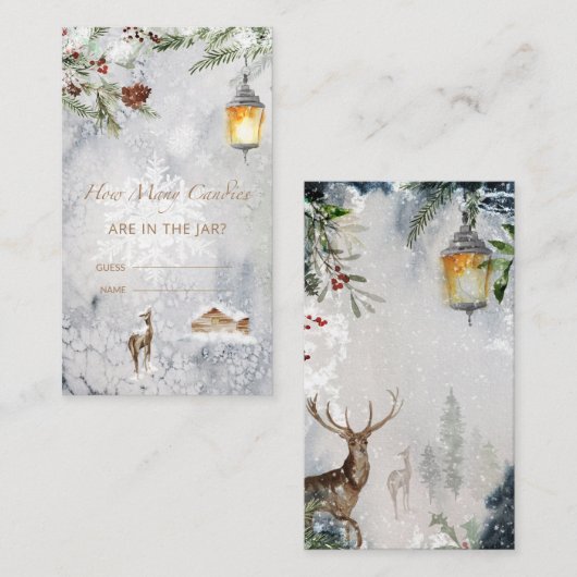 Baby shower raad hoeveel Snoepjes Informatiekaartje (Voorkant / Achterkant)