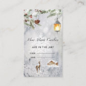 Baby shower raad hoeveel Snoepjes Informatiekaartje (Voorkant)