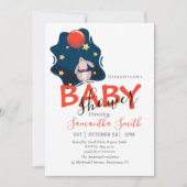 Baby shower Rabbit Invitation Aankondiging (Voorkant)