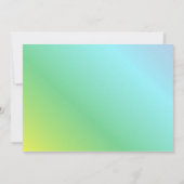 baby shower Rainbow Pins-uitvindingen Kaart (Achterkant)