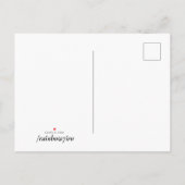 Baby shower regenboog en olifant Doodle Art Announ Aankondigingskaart (Achterkant)