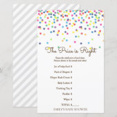 Baby shower regenboogsprintje Game, AFGEDRUKT (Voorkant / Achterkant)