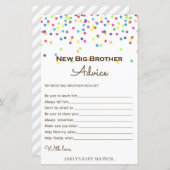 Baby shower regenboogsprintje Game, AFGEDRUKT (Voorkant / Achterkant)