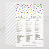 Baby shower regenboogsprintje Game, AFGEDRUKT (Voorkant / Achterkant)